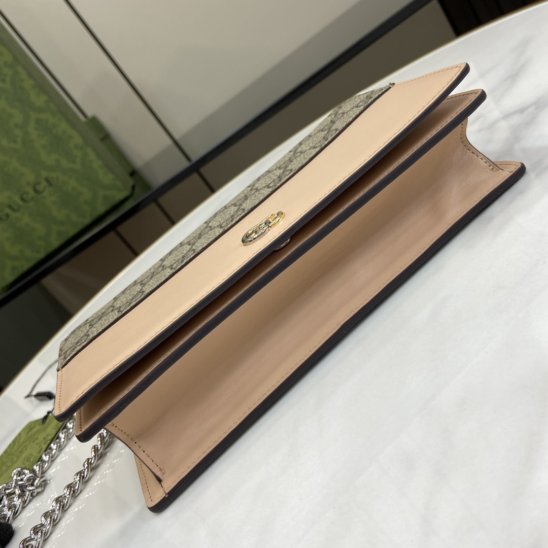 G*u*i gg marmont chain wallet