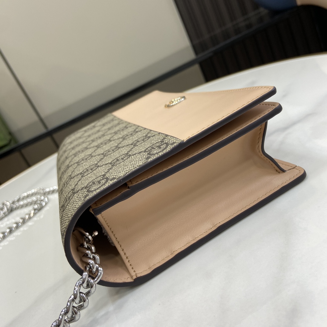 G*u*i gg marmont chain wallet