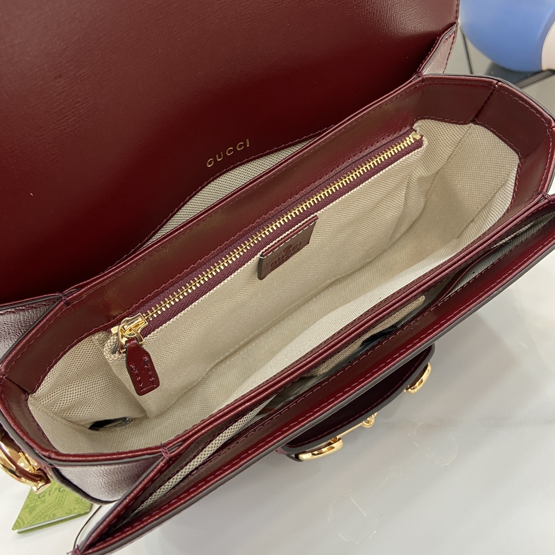 G*u*i G*u*i horsebit 1955 small shoulder bag