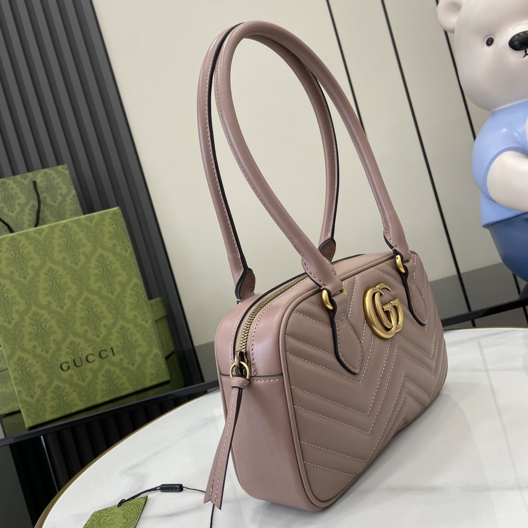 G*u*i gg marmont small top handle bag