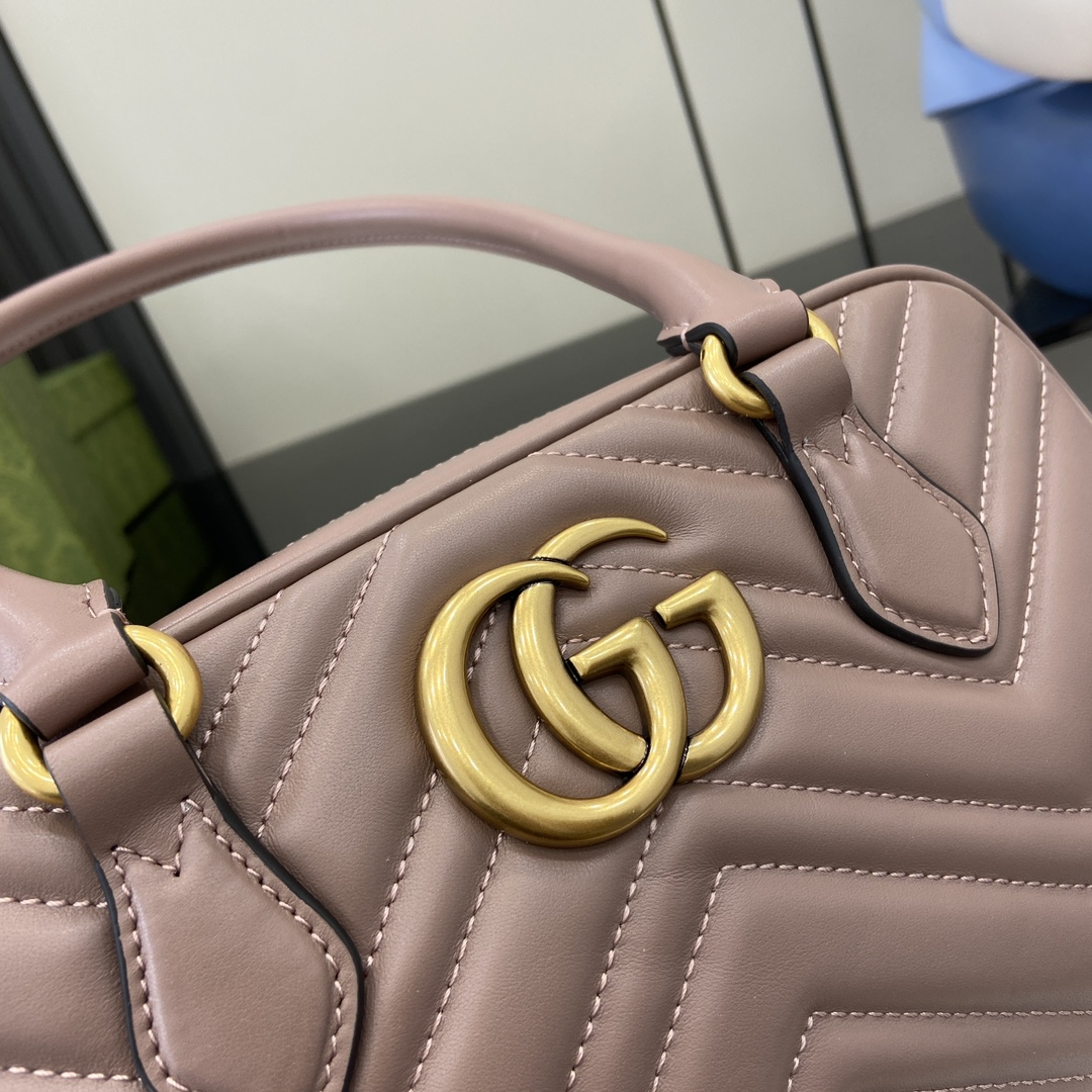 G*u*i gg marmont small top handle bag