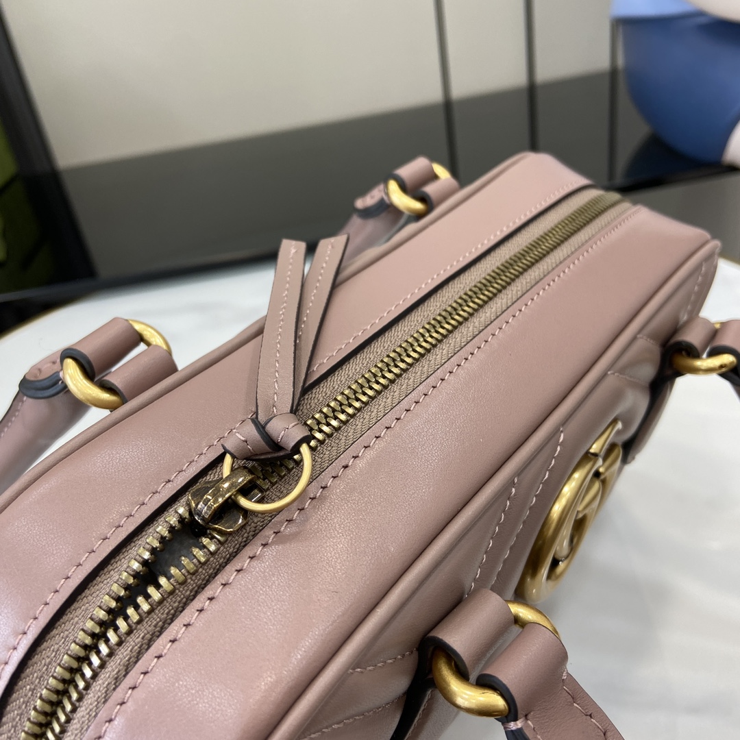 G*u*i gg marmont small top handle bag