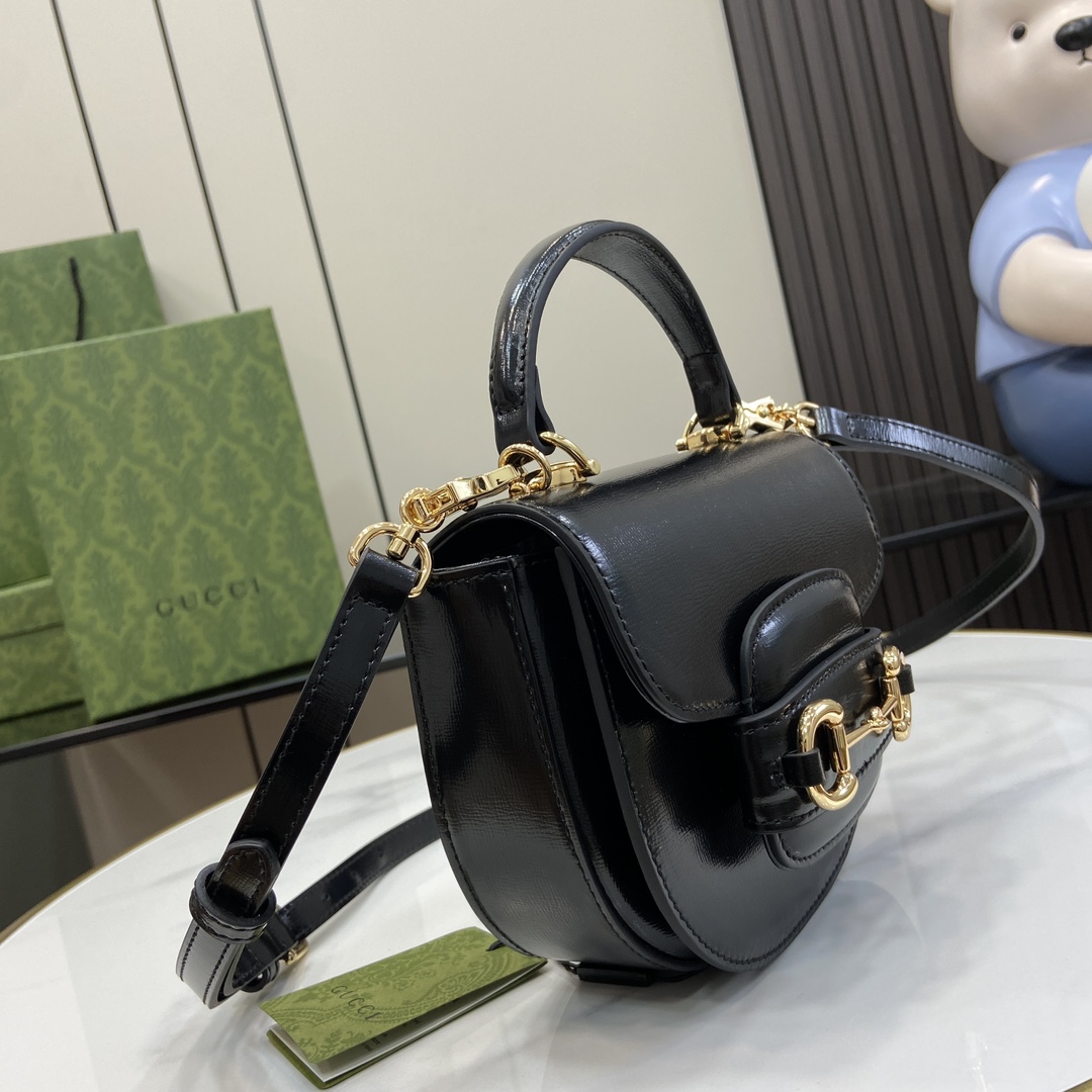 G*u*i G*u*i horsebit 1955 mini top handle bag