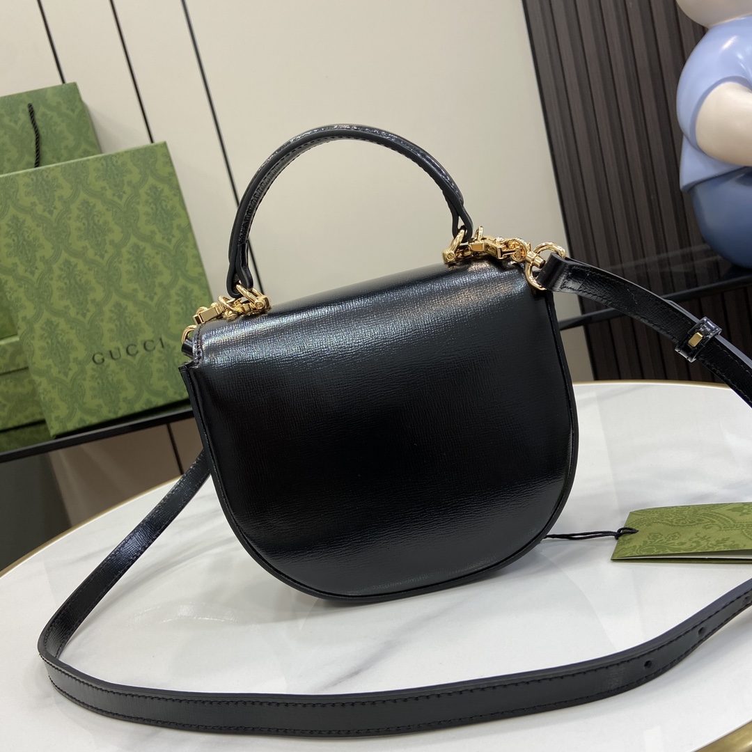 G*u*i G*u*i horsebit 1955 mini top handle bag