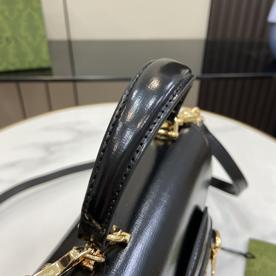 G*u*i G*u*i horsebit 1955 mini top handle bag