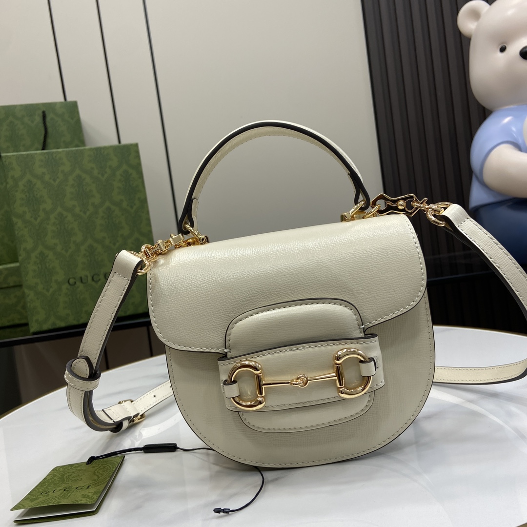 G*u*i G*u*i horsebit 1955 mini top handle bag