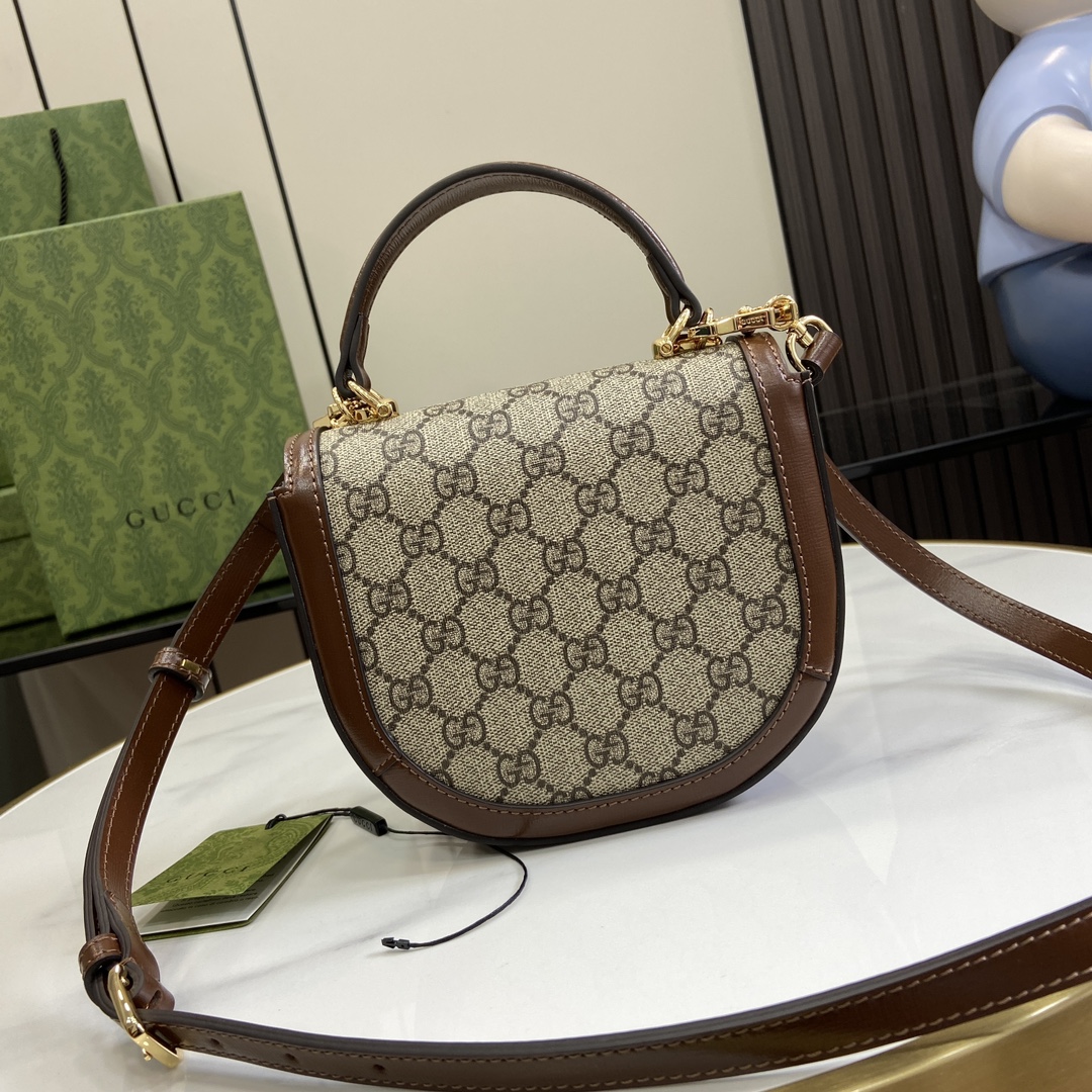 G*u*i G*u*i horsebit 1955 mini top handle bag