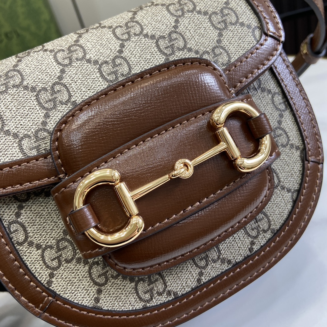 G*u*i G*u*i horsebit 1955 mini top handle bag