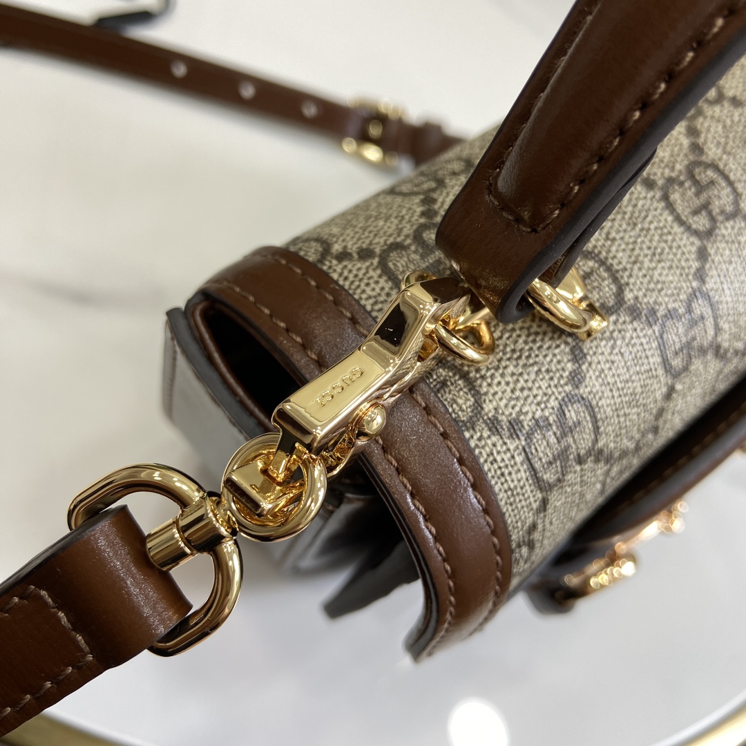 G*u*i G*u*i horsebit 1955 mini top handle bag