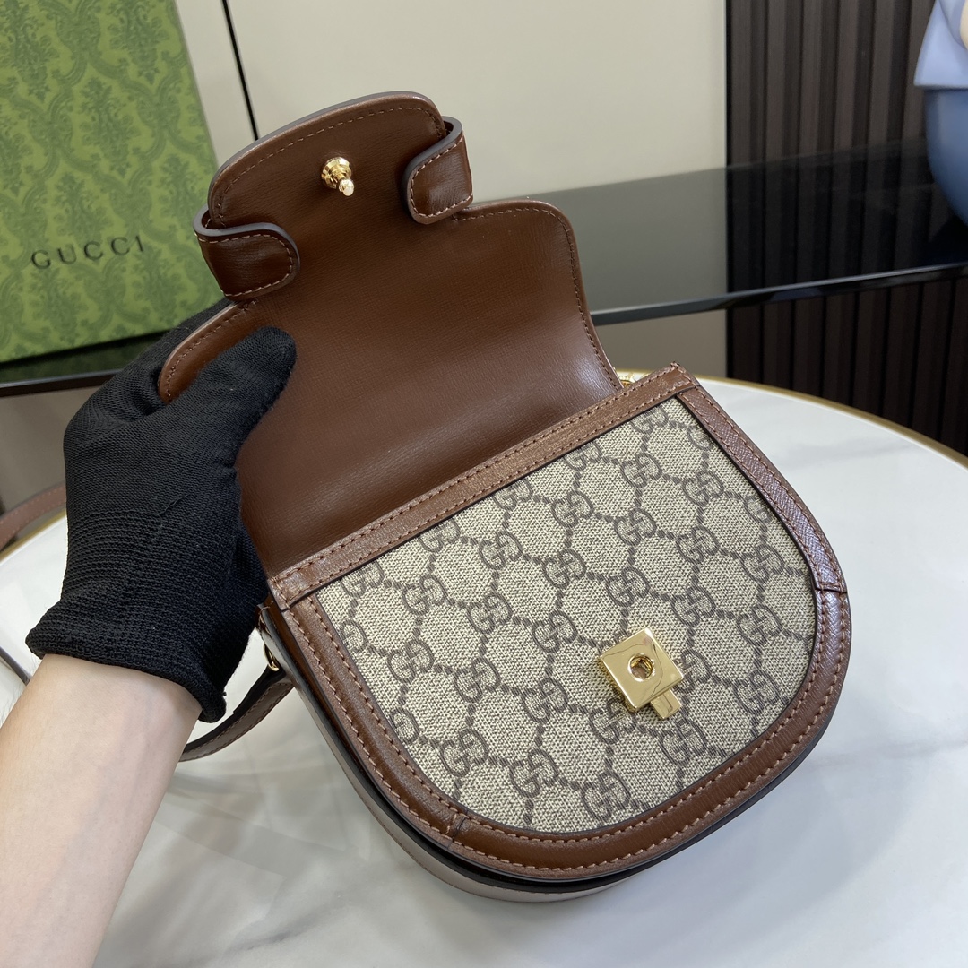 G*u*i G*u*i horsebit 1955 mini top handle bag