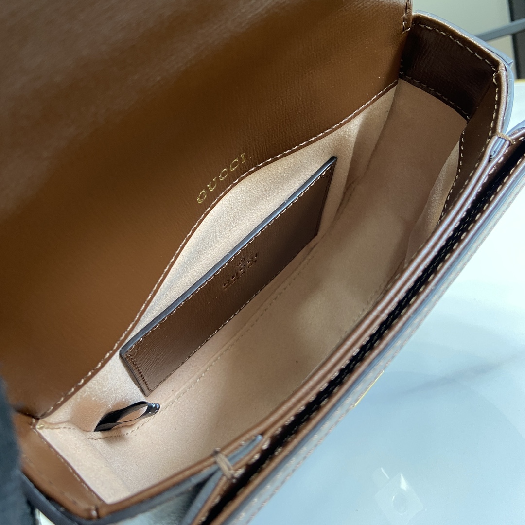 G*u*i G*u*i horsebit 1955 mini top handle bag
