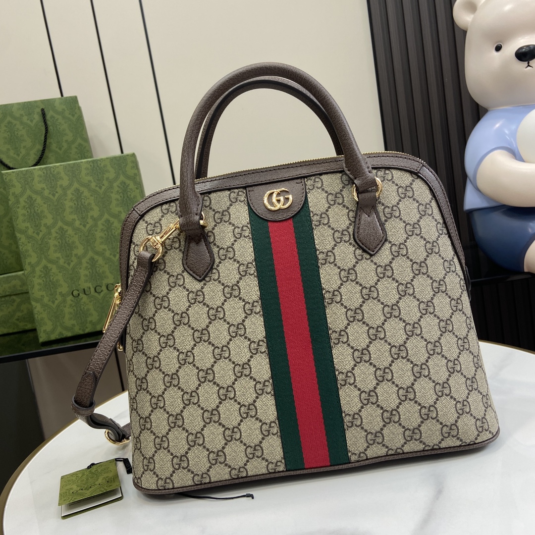 G*u*i ophidia medium top handle bag