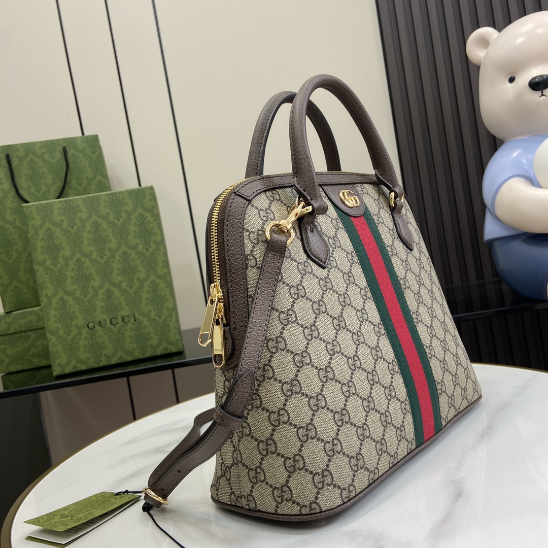 G*u*i ophidia medium top handle bag