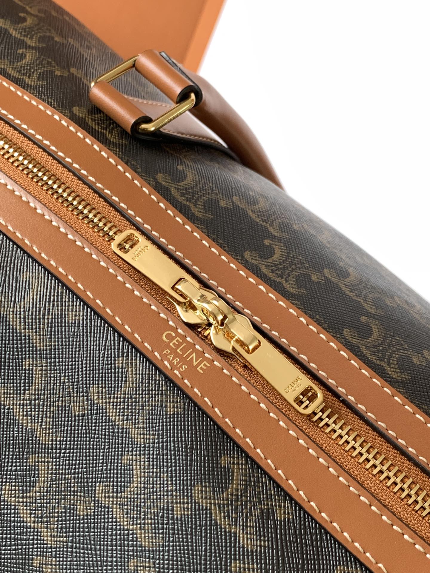 Ce**e large travel bag in triomphe canvas