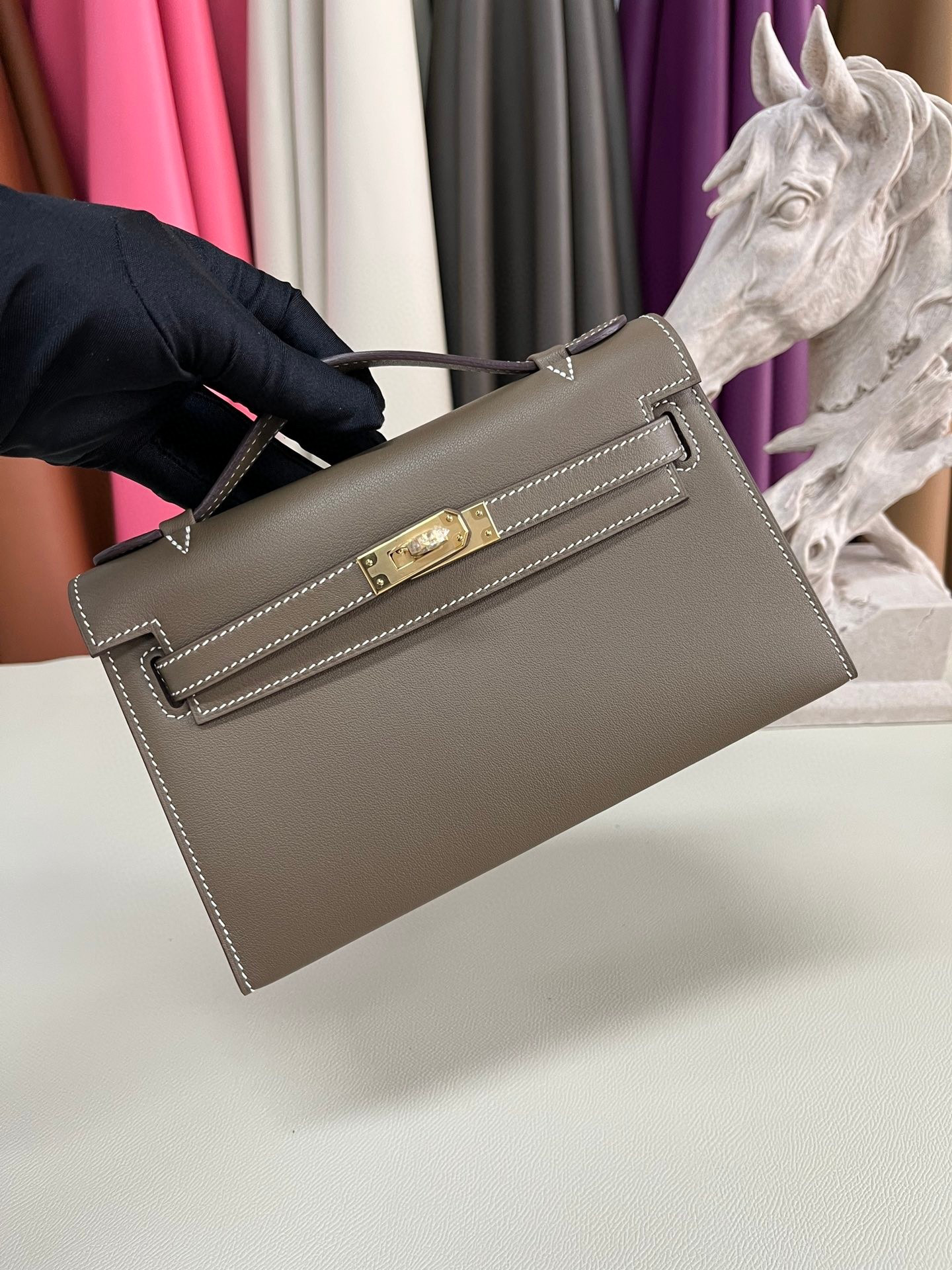 H**mes kelly pochette