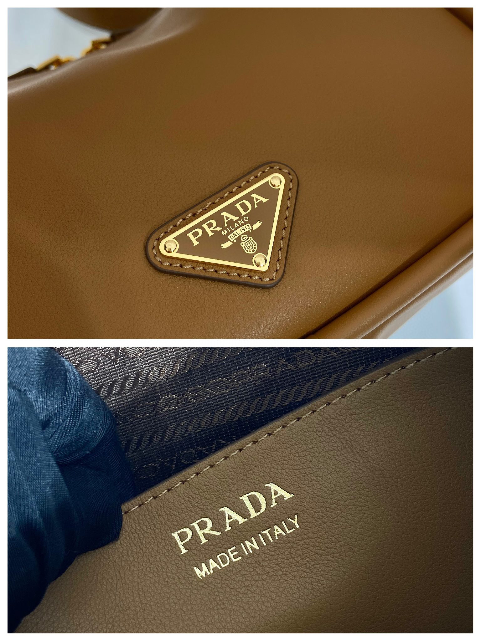 Pra*a darling leather handbag