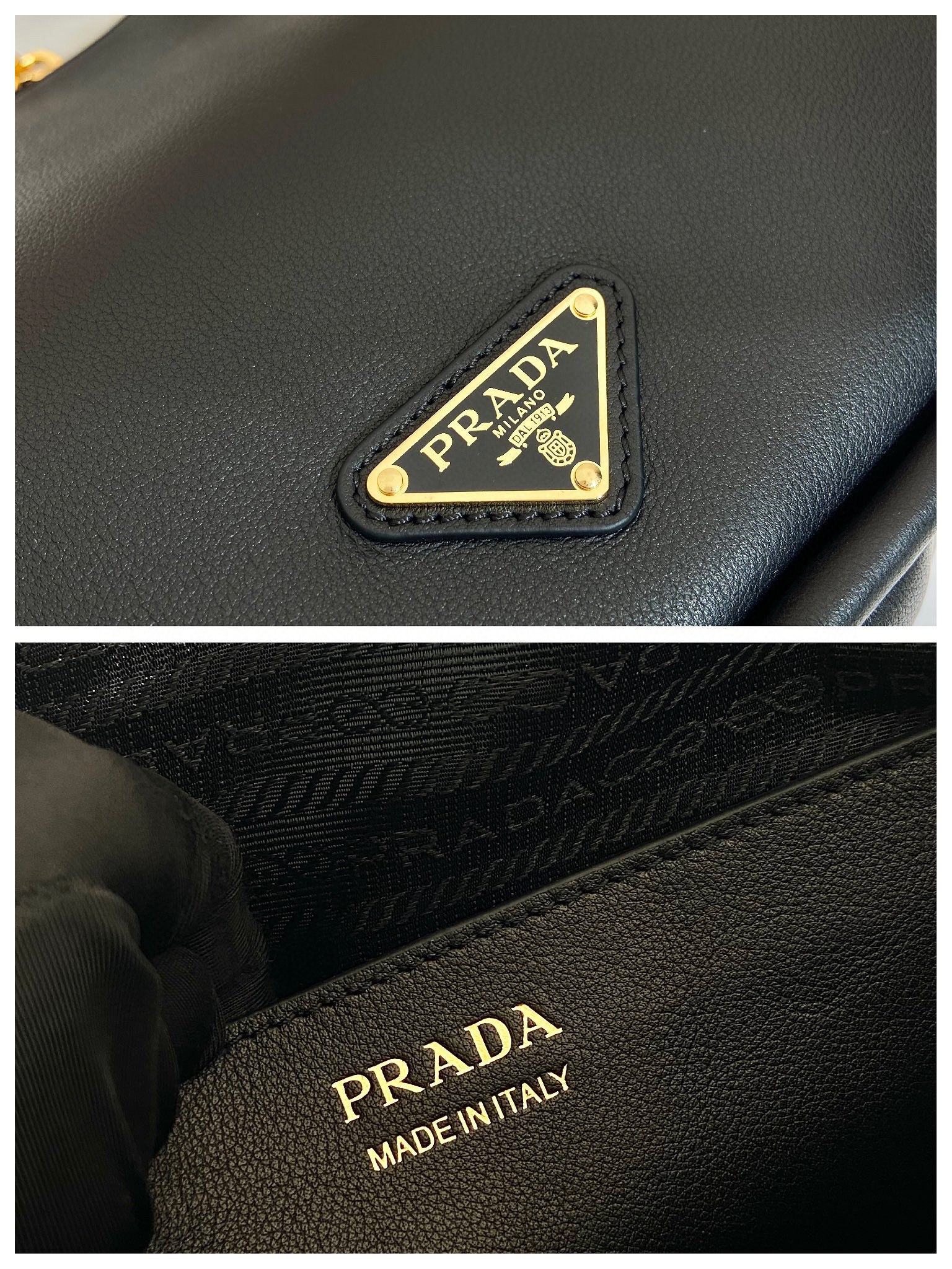 Pra*a darling leather handbag